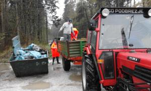 Očiščevalna akcija v Podbrezjah